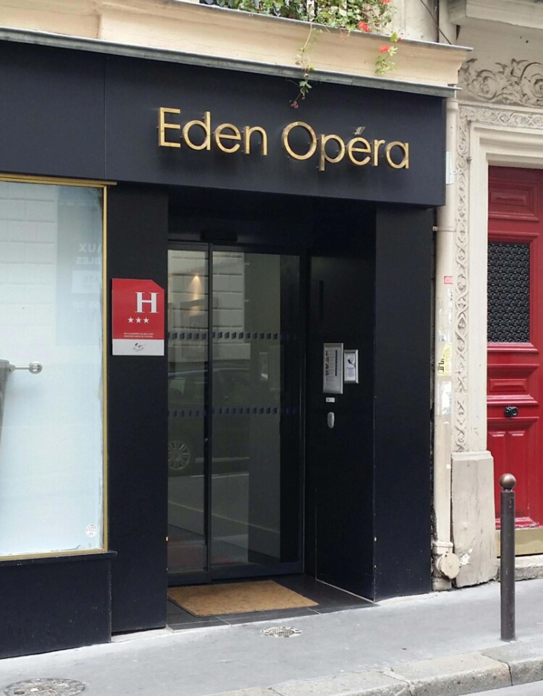 Hotel Eden Opera Paris Exteriör bild