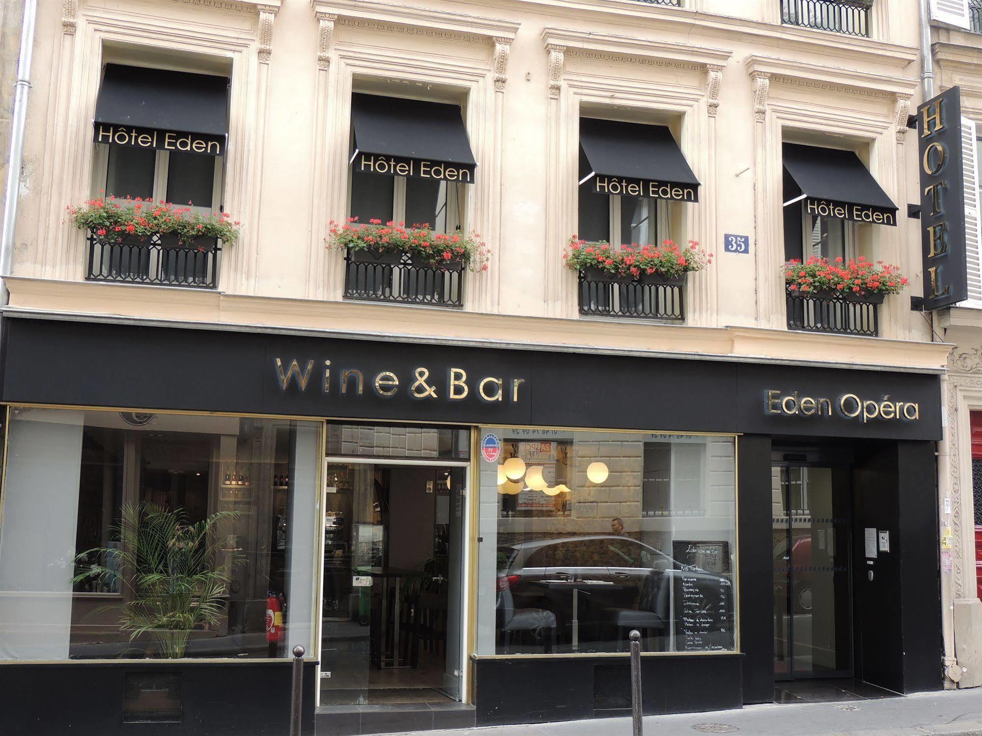 Hotel Eden Opera Paris Exteriör bild